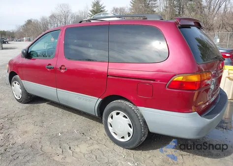 1998 Toyota Sienna Le z USA, uszkodzony, nr VIN 4T3ZF13C3WU081811